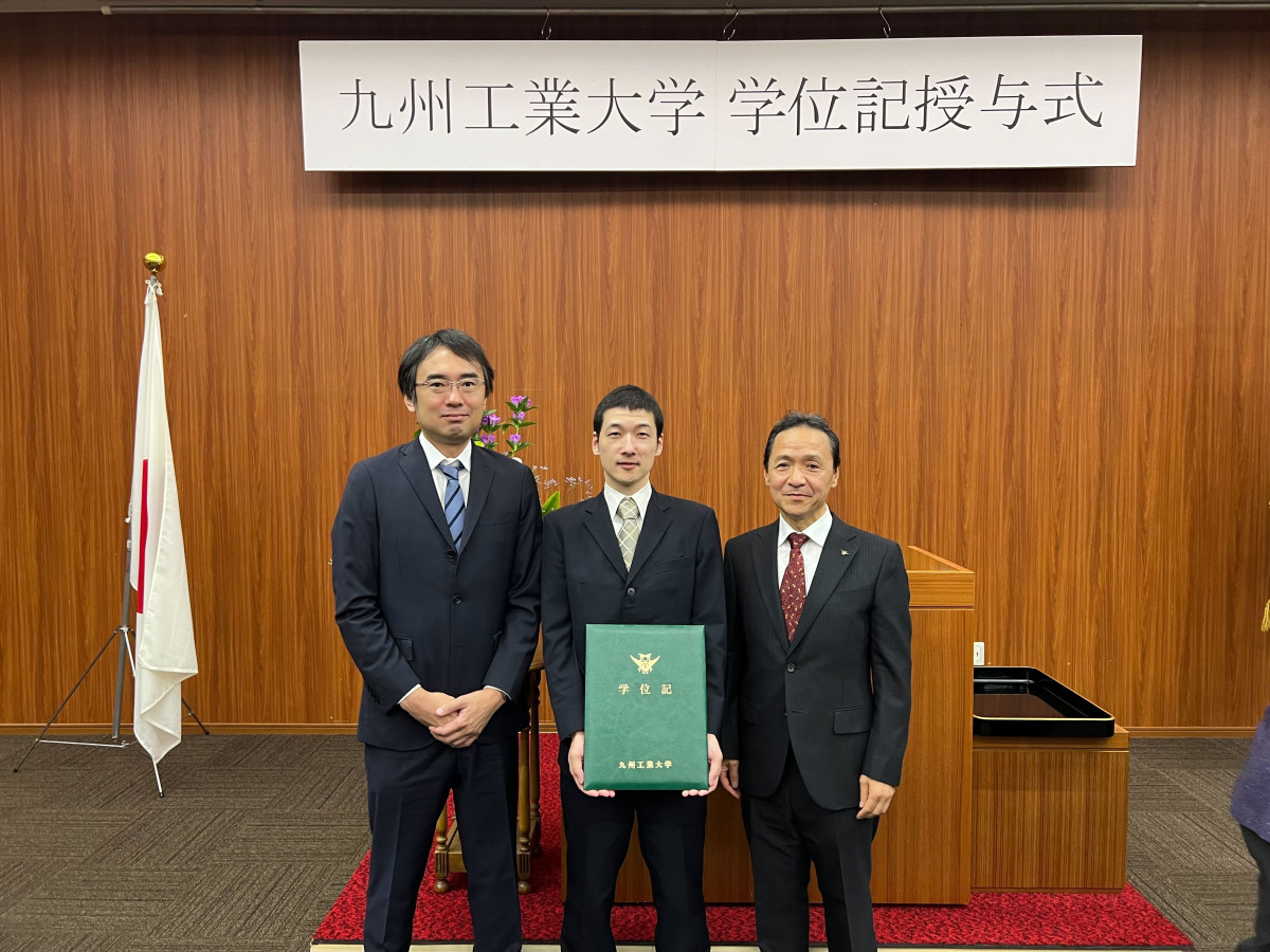 渡邊さんが博士号を授与されました